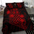 Polynesian Bedding Set - Hawaii Duvet Cover Set Red Pineapple - Polynesian Pride