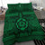 Hawaiian Turtle Polyensian Tribal Bedding Set Green - Polynesian Pride