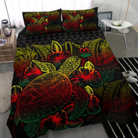 Polynesian Bedding Set - Vanuatu Duvet Cover Set Reggae Color - Polynesian Pride
