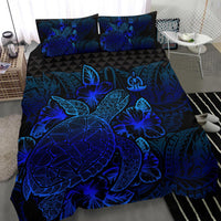 Polynesian Bedding Set - Vanuatu Duvet Cover Set Blue Color - Polynesian Pride