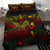 Polynesian Bedding Set - Tuvalu Duvet Cover Set Reggae Color - Polynesian Pride