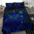 Polynesian Bedding Set - Tahiti Duvet Cover Set Blue Color - Polynesian Pride