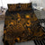 Polynesian Bedding Set - Samoa Duvet Cover Set Gold Color - Polynesian Pride