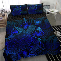 Polynesian Bedding Set - Samoa Duvet Cover Set Blue Color - Polynesian Pride