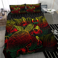 Polynesian Bedding Set - Pohnpei Duvet Cover Set Reggae Color - Polynesian Pride