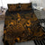 Polynesian Bedding Set - Palau Duvet Cover Set Gold Color - Polynesian Pride