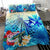 Polynesian Bedding Set - Hawaii Kanaka Maoli Duvet Cover Set - Turtle Surfing - Polynesian Pride