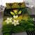 Kanaka Maoli (Hawaiian) Bedding Set, Polynesian Plumeria Banana Leaves Reggae - Polynesian Pride