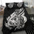 Polynesian Bedding Set - American Samoa Duvet Cover Set Father And Son Black Black - Polynesian Pride