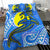 Palau Polynesian Bedding Set - Palau Flag with Polynesian Tattoo - Polynesian Pride