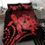 Hawaii Bedding Set - Hawaii Turtle Hibiscus Polynesian Vintage Bedding Set - Red - Polynesian Pride