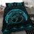 Hawaiian Polynesian Whale Bedding Set Blue - Polynesian Pride