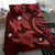 Hawaii Bedding Set - Hawaii Polynesian Turtle Hibiscus Bedding Set - Red - Polynesian Pride