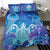 Hawaii Bedding Set - Hawaii Turtle Jellyfish Coral Galaxy Bedding Set - Polynesian Pride