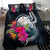 Polynesian Bedding Set - Marshall Islands Duvet Cover Set Tropical Flowers - Polynesian Pride