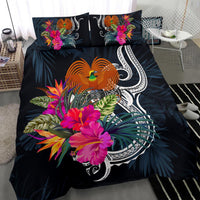 Polynesian Bedding Set - Papua New Guinea Duvet Cover Set Tropical Flowers - Polynesian Pride