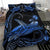 Turtle Polynesian Bedding Set Mix Hibiscus Blue - Polynesian Pride