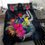 Polynesian Bedding Set - Cook Islands Duvet Cover Set Tropical Flowers - Polynesian Pride