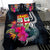 Polynesian Bedding Set - Fiji Duvet Cover Set Tropical Flowers - Polynesian Pride