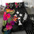 Kosrae Bedding Set - Polynesian Hibiscus Pattern Black - Polynesian Pride