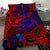 Samoa Bedding Set - Blue Shark Polynesian Tattoo - Polynesian Pride