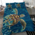 Hawaii Sea Turtle Water Color Travel Sea Bedding Set - Polynesian Pride