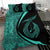 Hawaii Fish Hook Polynesian Bedding Set - Circle Style Turquoise - Polynesian Pride