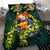 Polynesian Bedding Set - Tonga Duvet Cover Set - Ti Leaf Lei Turtle - Polynesian Pride