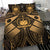 Samoa Polynesian Bedding Set - Samoa Gold Seal with Polynesian Tattoo - Polynesian Pride