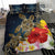 Personalized - Hawaii Honu Hibiscus Galaxy Bedding Set - Polynesian Pride