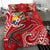 Tonga Bedding Set - Red Shark Polynesian Tattoo - Polynesian Pride