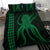 Hawaii Octopus KaKau Polynesian Bedding Set - Green - Polynesian Pride