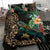 Tiki Polynesian Bedding Set Turtle Hibiscus - Gold - Polynesian Pride