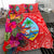 Guam Bedding Set - Hibiscus Polynesian Pattern Red Version - Polynesian Pride