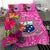 Samoa Bedding Set - Hibiscus Polynesian Pattern Pink Version - Polynesian Pride