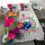 Samoa Bedding Set - Hibiscus Polynesian Pattern White Version - Polynesian Pride