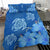 Hawaii Bedding Set - Hawaii Blue Hibiscus Turtle Polynesian Bedding Set - Polynesian Pride