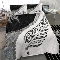 Signature Custom, Paua Shell Maori Silver Fern Bedding Set - Polynesian Pride