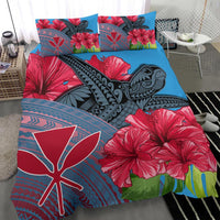Hawaii Turtle Hibiscus Kanaka Pink Style - Bedding Set AH - Polynesian Pride