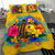 Chuuk Polynesian Bedding Set - Turtle with Plumeria and Hibiscus - Polynesian Pride