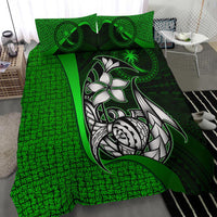 Chuuk Micronesian Bedding Set Green - Turtle With Hook - Polynesian Pride