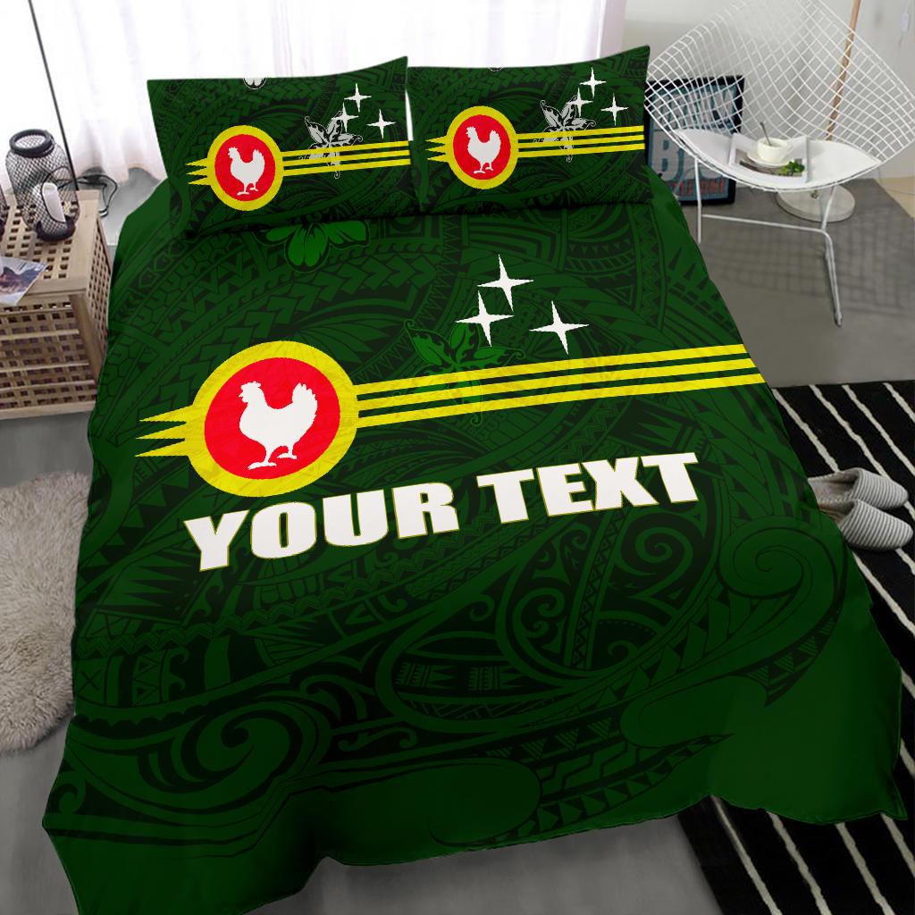 American Samoa Custom Personalised Bedding Set Manu'a Island Group Green - Polynesian Pride