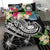 Polynesian Samoa Bedding Set - Summer Plumeria (Black) - Polynesian Pride