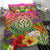 Kosrae Polynesian Bedding Set - Manta Ray Tropical Flowers - Polynesian Pride