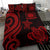 Samoa Polynesian Bedding Set - Red Tentacle Turtle - Polynesian Pride