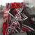 Tahiti Bedding Set - Tribal Flower Special Pattern Red Color - Polynesian Pride