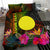 Palau Polynesian Personalised Bedding Set - Hibiscus and Banana Leaves - Polynesian Pride