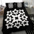 Hawaiian Bedding Set Royal Pattern - Black And White - A1 Style - Polynesian Pride