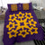 Hawaiian Bedding Set Royal Pattern - Purple And Gold - A1 Style - Polynesian Pride