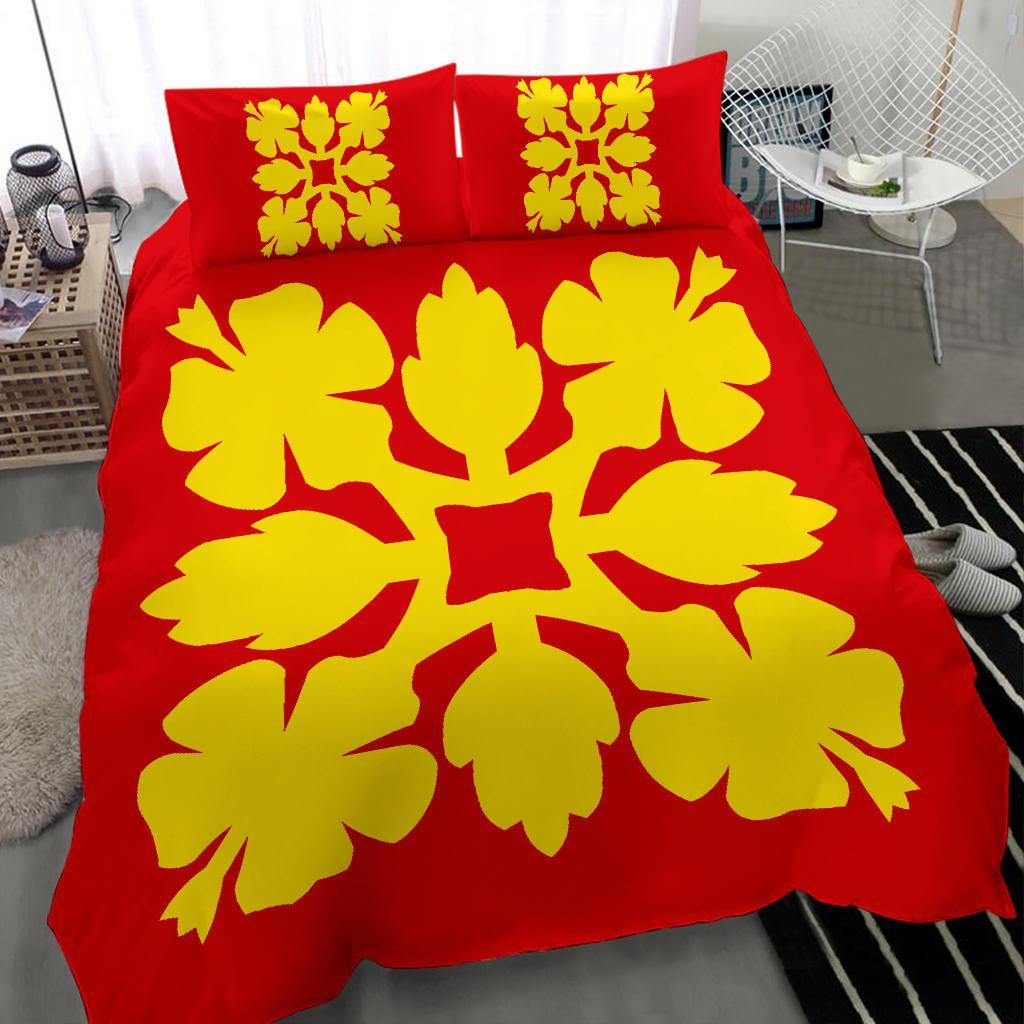 Hawaiian Bedding Set Royal Pattern - Royal - C1 Style - Polynesian Pride